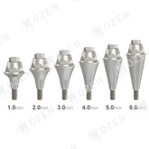 Multi-Unit Straight abutment compatible with Dio UFII